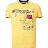 Jan Vanderstorm - Sölve - T-shirt - Geel - Halve Mouw - Ronde Hals