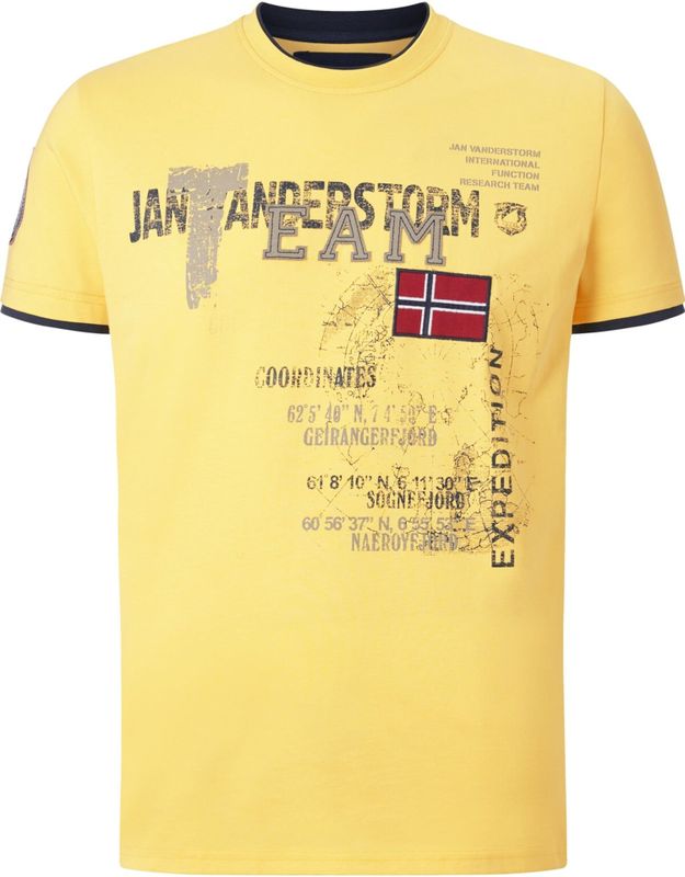 T-Shirt SÖLVE Jan Vanderstorm gelb