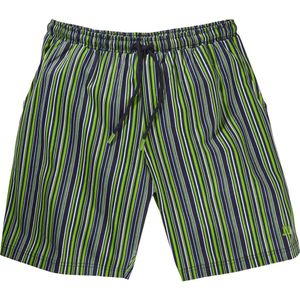 Korte pyjamabroek HALLMUND groen gestreept