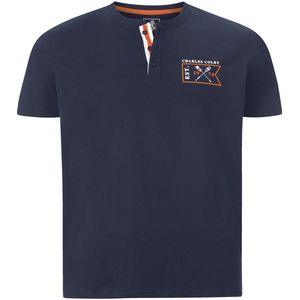 Charles Colby - EARL MAXEN - T-shirt - Donkerblauw
