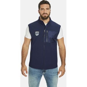 Jan Vanderstorm herren Softshellbodywarmer - 58 - donkerblauw