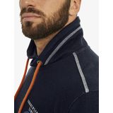 Jan Vanderstorm +FIT Collectie Sweater JARMUND Plus Size met Printopdruk Donkerblauw