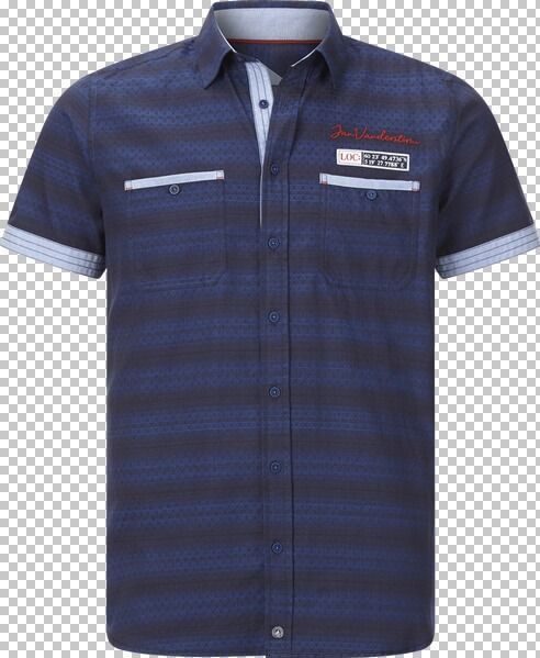 Overhemden - Geruit - Katoen - Comfort Fit - Mouw Revers