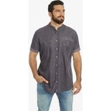 Jan Vanderstorm - LUZZA - Overhemd - Grijs - Korte Mouwen