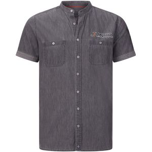 Jan Vanderstorm - LUZZA - Overhemd - Grijs - Korte Mouwen