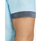 Jan Vanderstorm Overhemd Korte mouw lichtblauw