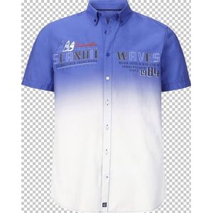 Jan Vanderstorm - ODDI - Overhemd - Koningsblauw - Korte Mouwen