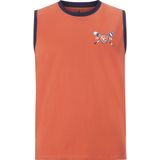 Charles Colby Tanktop oranje, Effen