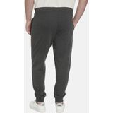 Charles Colby gemêleerde loose fit joggingbroek BARON KIP Plus Size donkergrijs
