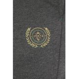 Charles Colby gemêleerde loose fit joggingbroek BARON KIP Plus Size donkergrijs