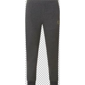 Charles Colby gemêleerde loose fit joggingbroek BARON KIP Plus Size donkergrijs