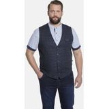 DUKE - NIVEN - Bodywarmer - Donkerblauw - Glencheckpatroon