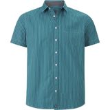 Jan Vanderstorm - PERTTU - Overhemd - Petrol - Gestreept