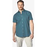 Jan Vanderstorm - PERTTU - Overhemd - Petrol - Gestreept