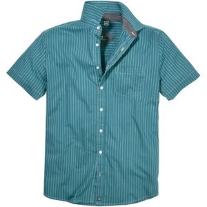 Jan Vanderstorm - PERTTU - Overhemd - Petrol - Gestreept