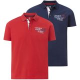 Jan Vanderstorm - Poloshirts - Rood - Set Van 2