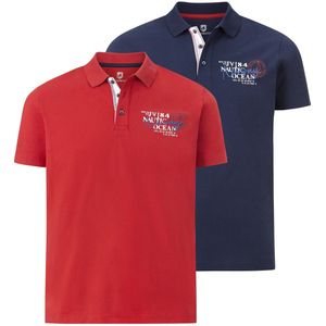Jan Vanderstorm - Poloshirts - Rood - Set Van 2