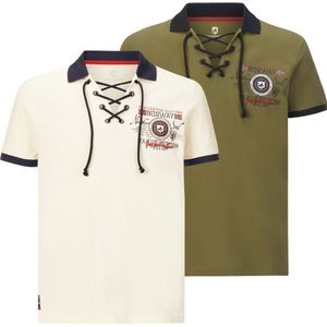 Jan Vanderstorm - ELJAR - Poloshirts - Wolwit - Set van 2