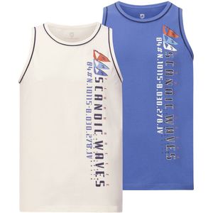 Jan Vanderstorm - TIDEMAN - Tanktop - Wolwit - Dubbelpak