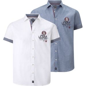 Jan Vanderstorm - SVERKER - Overhemden - Wit - Set van 2