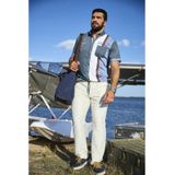 Jan Vanderstorm - THJORVEN - Overhemd - Blauw - Korte Mouwen