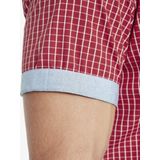 Jan Vanderstorm - AJULE - Overhemd - Rood - Korte Mouwen - Kreukarm Katoen