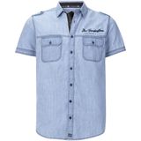 Denim overhemd LORENSIUS lichtblauw