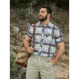 Jan Vanderstorm - AGNE - Overhemd - Mint - Korte Mouwen