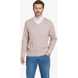 Babista - CARIELLO - Trui - Beige - V-hals - 70% Katoen