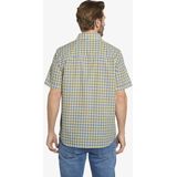 BELLANZA - Overhemd - Geel - Korte Mouwen - Geruit