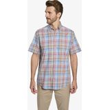 Babista - BELLAVETTI - Overhemd - Blauw - Korte Mouwen