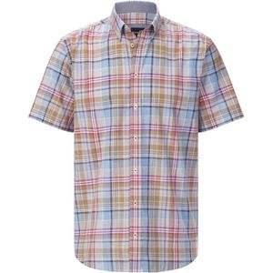 Babista - BELLAVETTI - Overhemd - Blauw - Korte Mouwen