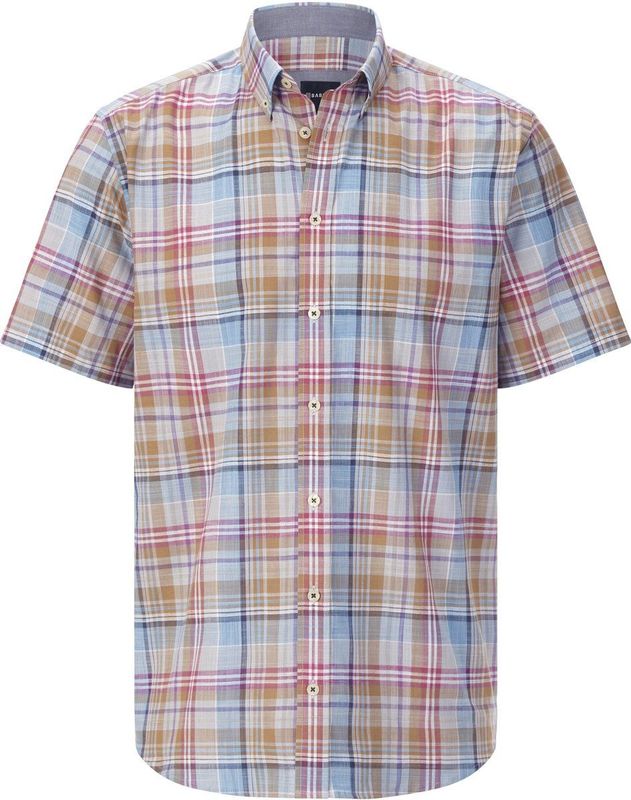 Babista - BELLAVETTI - Overhemd - Blauw - Korte Mouwen