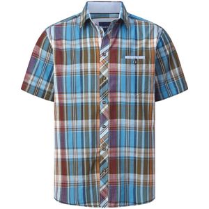 Babista - BELLIANO - Overhemd - Blauw - Korte Mouwen