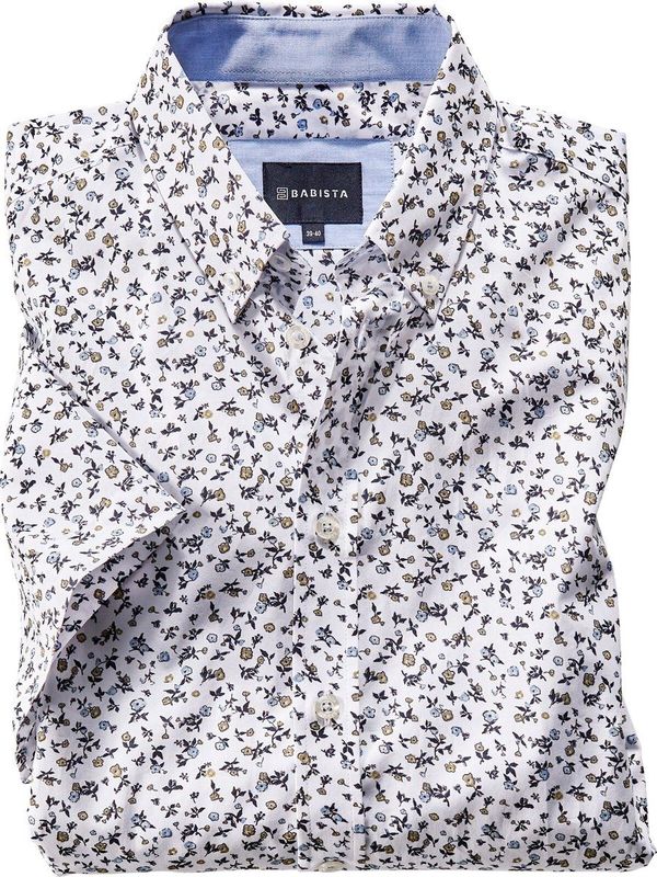 Babista - MERIETTO - Overhemd - Wit - Korte Mouwen