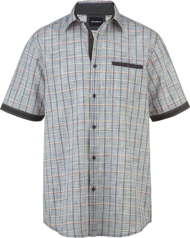 Babista - GIDONA - Overhemd - Donkerblauw - Korte Mouwen