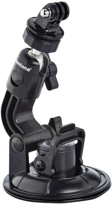 Mantona - Saugnapfhalterung GoPro, Sony Actioncams, Actioncams