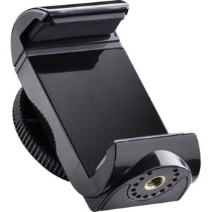 Mantona SM-850 Smartphone twist mount (universeel bruikbare houder met bevestiging door draaisluiting, klembereik tussen 55 en 85 mm) zwart