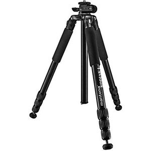 Mantona Kodiak L Aluminium fotostatief, stabiel professioneel fotostatief zonder kogelkop, draaibare draaibare middenzuil, spikes, 2e korte middenzuil, voor landschapsarchitectuur- en astrofotografie