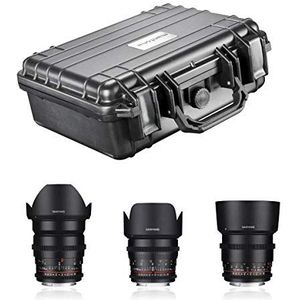 Samyang Video Lens - DSLR Basic Set Canon EF Zwart
