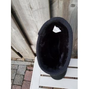 Davos HKM waterdicht en bontgevoerde (stal)schoen zwart maat 33