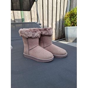 HKM all weather boots Davos Fur taupe maat 39