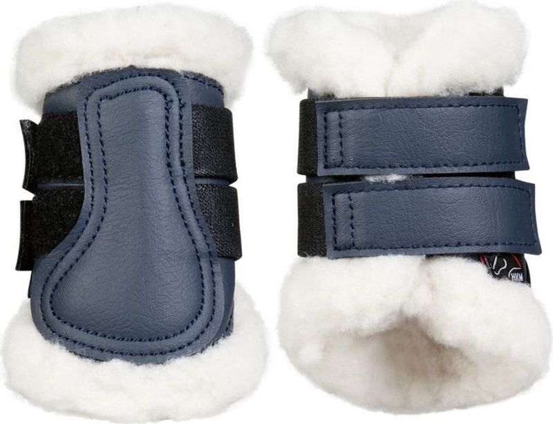 HKM - Comfort Shetty - Slobkousen - Donkerblauw - Zachte Binnenkant met Pluche Voering