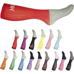 HKM Unisex sokken, donkerbruin/groen, maat 37, donkerbruin/groen