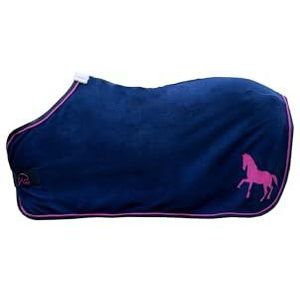 HKM mini paarden deken donkerblauw 85