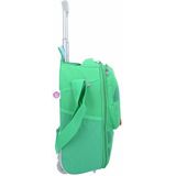 Affenzahn Kinderkoffer in handbagageformaat als trolley, kikker - groen, Eén maat, modern