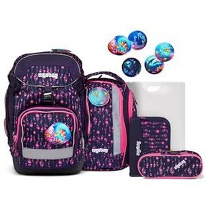 Schulrucksack Set Pack 5tlg. Bärmuda Viereck Lila