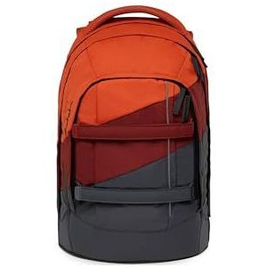 satch Pack schoolrugzak ergonomisch, 30 liter, organisatietalent, Fire Up - Grijs, Eén maat, Rugzak