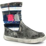 Shoesme - UR7W047 - Enkellaarzen - Zilver - Leer