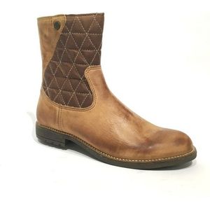 Twins - 316666 - Enkellaarzen - Zwart - Leer